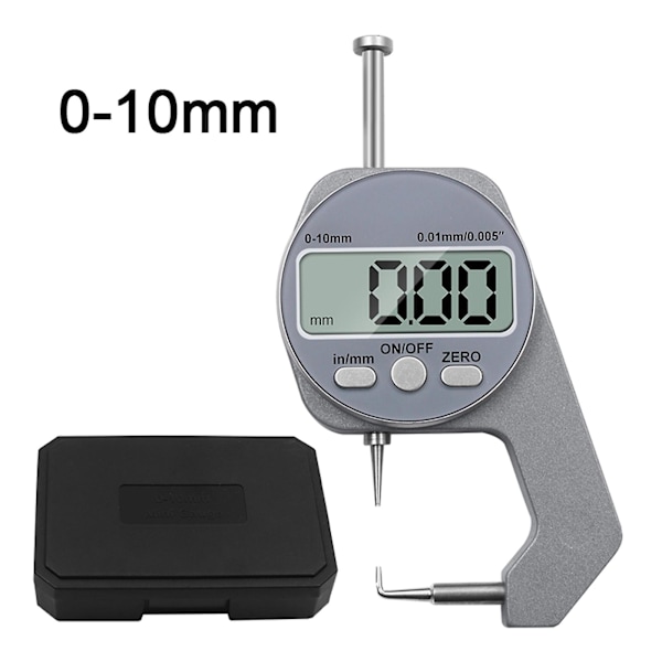 0,01 mm Digital Tykkelsesmåler Elektronisk Mikrometer 0-10 mm Rækkevidde Legering