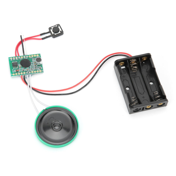 Stemmemodul Gør-det-selv lykønskningskort Chip Optagelig stemmelyd 4min optag lydkort med lyssensor