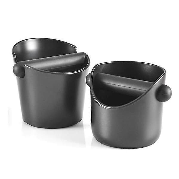 Kaffepulverbeholder sort 12,1*12,5 cm