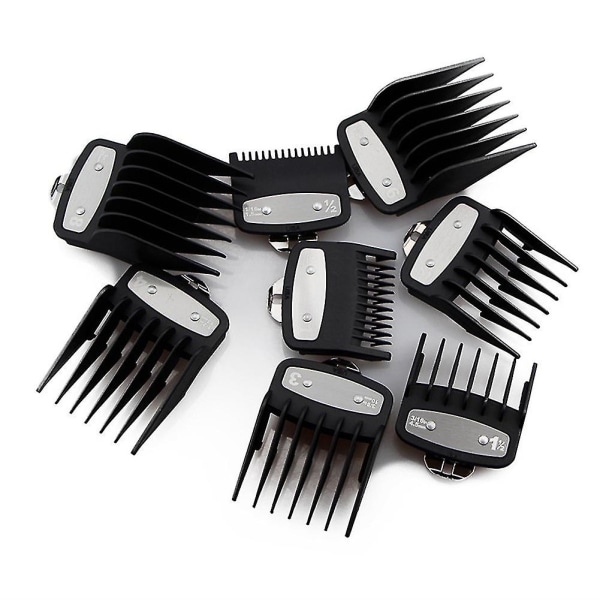 For Wahl Hair Clipper Guide Kam Cut Limit Combs 8 stk Sett Standard Beskyttere Fest deler Elektriske Clippers Tilbehør