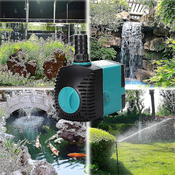 Erittäin hiljainen upotettava vesipumppu 3w 6w 10w 15w 25w Suodatin Kalalampi Akvaario Vesipumppu Säiliö Suihkulähde 220v-240v