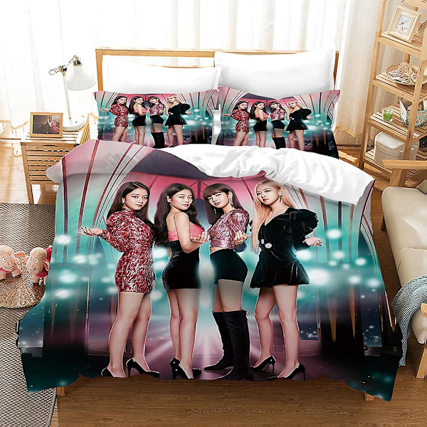 B23 Blackpink 3d Printed Bedding Set Duvet Cover Quilt Cover Pillowcase Kids Gift