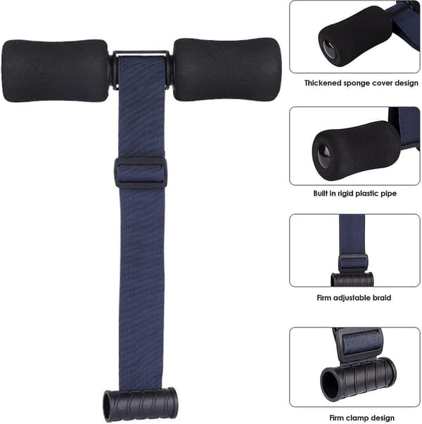 Nordic Hamstring Curl Strap, 10 Sekunders Oppsett Nordic Curl For Mage, Spanske Knebøy, Razor Curl