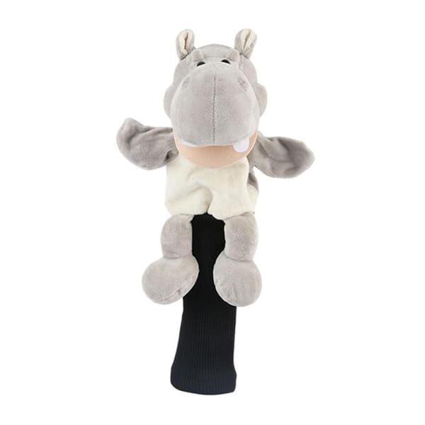 Golfklubbhodebeskyttelse for tre-driver og langvarig Grey Hippo