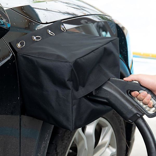 Ev Lader Regntrekk Vanntett Utendørs 600d Oxford Stoff Elektrisk Bil Ladeport Deksel Regn Sol Uv-bestandighet Allværsbeskyttelse