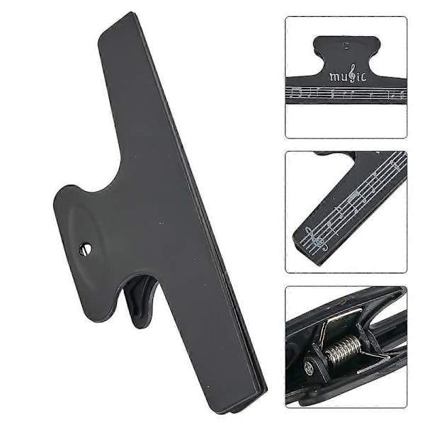 Klemme Node Klemme Bog Side Node Klemme Bog Side Holder Musik Partitur Node Klemme Piano Noder Violin 1 * Nodeklemme