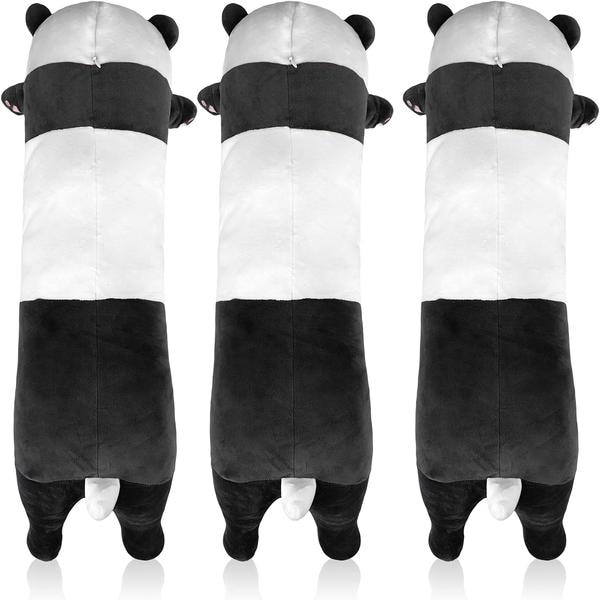 Superblød Plys Panda Kat Pude til Sidesovere 70cm