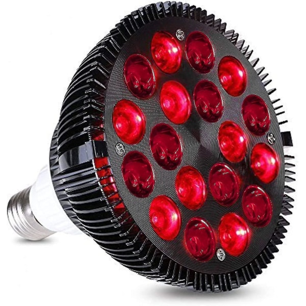 2023-rød Lysterapi Lampe, Wolezek 36w 18 Led Infrarød Lysterapi Enhed, 660nm Rød Og 850nm Nær Infrarød Combo Rød Lyspære