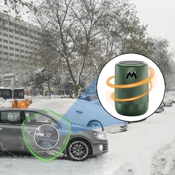 Ajoneuvo-mikroaaltomolekyylinen jäänpoistolaite, kannettava ajoneuvoon kiinnitettävä mikroaaltotehokas jäänsulatuslaite, kiinteä aromaterapiakuppi Black