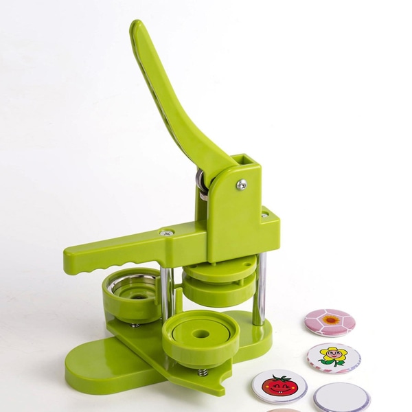 Button Maker Machine Badge Punch Press Form Making Pinback Supplies 37mm