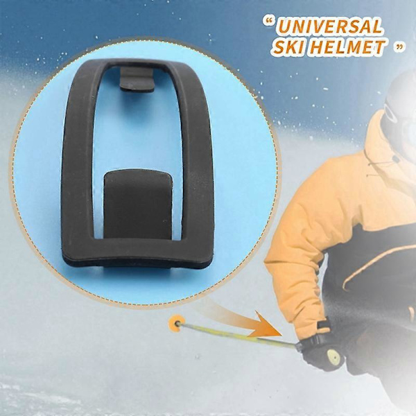 Universal Skidhjälmstillbehör Hjälm Glasögon Bältesklämma Glasögon Bältesspänne