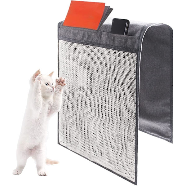 Soffa Cat Scratching Matta, soffa Cat Scratching Matta med 2 fack, Cat Scratch Möbel Repskydd