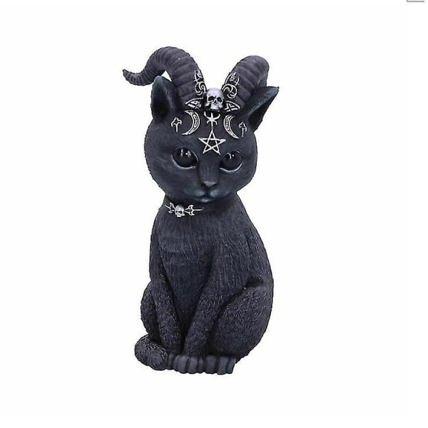 Holiday Ornament Displays Telineet Sarvimainen Occult Cat Figurine Black1kpl