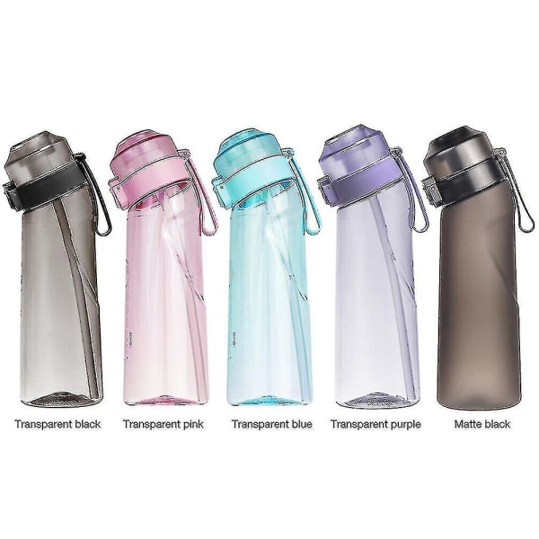 Vannflaske med luftfruktduftsmak Transparent Purple