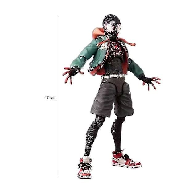 Spider-Man: Across The Spider-Verse Into The Verse Morales Toimintahahmosetti Fanien Kodin Sisustukseen