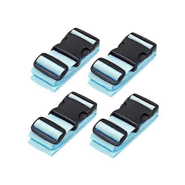 4-pack bagageremmar resväska med resetillbehör