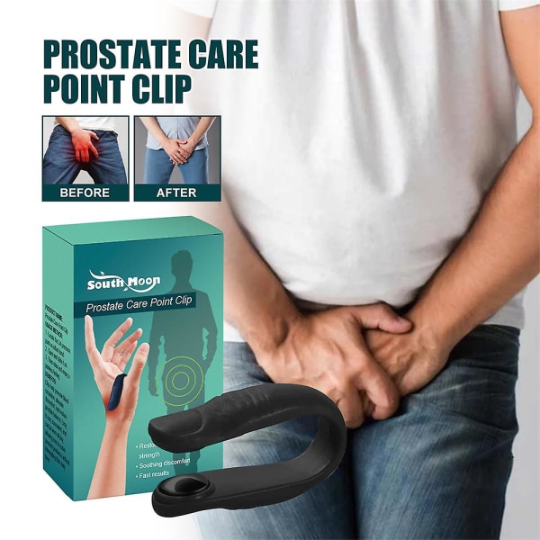 2 stk Nye Mænd Acuplus Prostata Care Point Clip, Acuplus Acupressure Håndtryk Point Clip, aflast ubesværet prostata ubehag