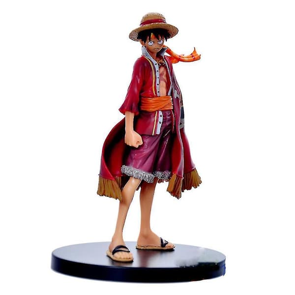 Luffy Figur Leke Animasjon Med Stråhatt 1 stk