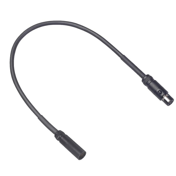 3m Mini Xlr uros-naaras mikrofonijohto Audiojatkokaapeli Mikrofonin johto DSLR-videokameralle (musta) 100X1cm