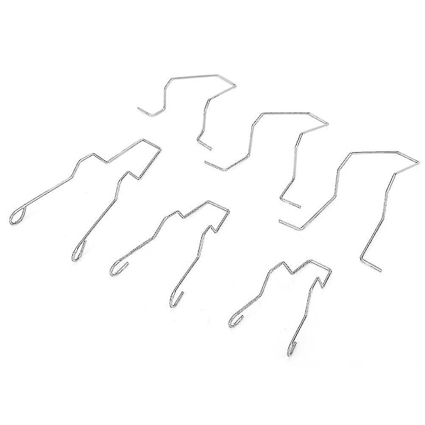 5zhsfullkit 6stk Stålforlygte Forlygte Nærlys Forlygte Pære Fastholdelsesfjederklemme til H1/h3/h4/h7