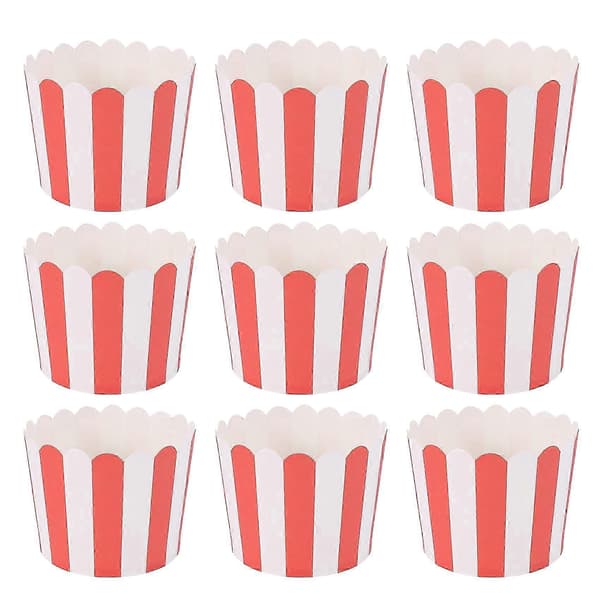 50x Kakeformer Bakekopper Kjøkkenbaking Red