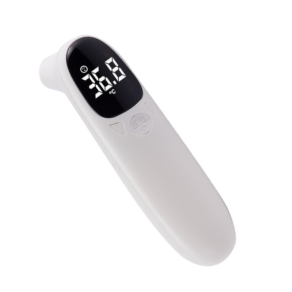 Berøringsfritt infrarødt termometer, hvit