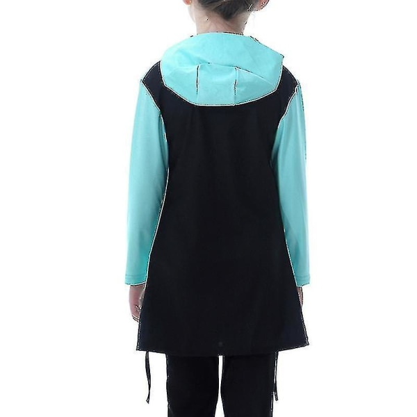 Barn Jenter Muslimsk islamsk badedrakt Badedrakt Modest Burkini Bading Heltrekk Light Green 3-4 Years