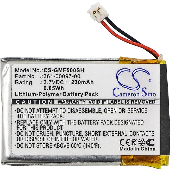 Smartwatch Batteri 230mah Til Garmin Fenix 5 Approach S60 Forerunner 935 361-00097-00
