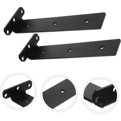 2-pack robusta flytande hyllfästen, väggmonterade, fin finish, enkel installation, mångsidig design