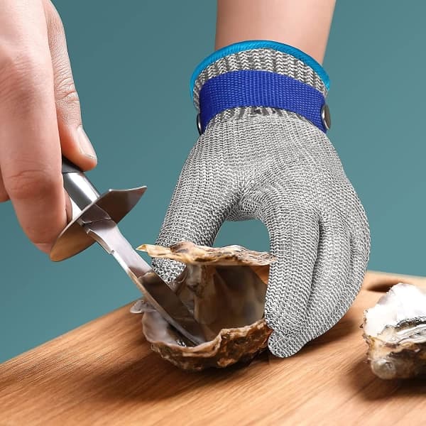 Skærsikker Handske Niveau 9 Skærhandsker i Rustfrit Stål M