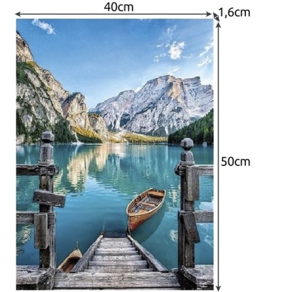 Paint by Numbers Kit - 40x50cm - Boat Dock 740