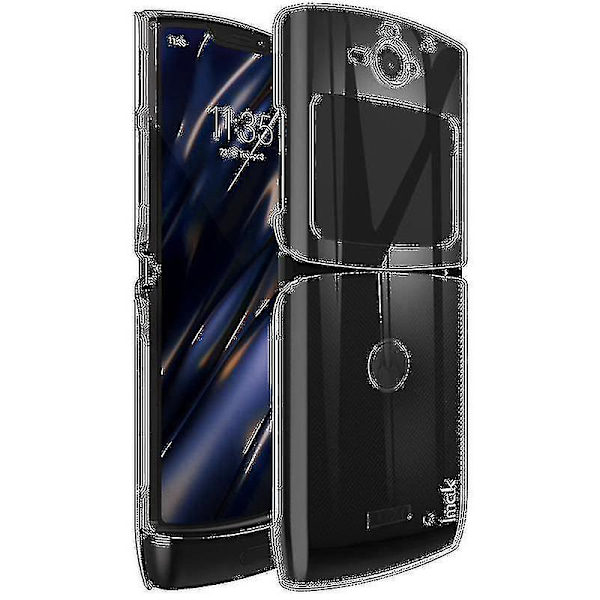 Imak Skal Ii Anti-abras Ultra Clear Ph Fodral (topplock + Bm-lock) För Razr 2019