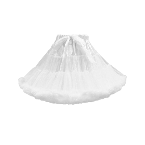 Naisten alushame hame Pettiskirt laskostettu polvipituinen tyllihame alushame hääpukuun Cosplay syntymäpäiväjuhliin