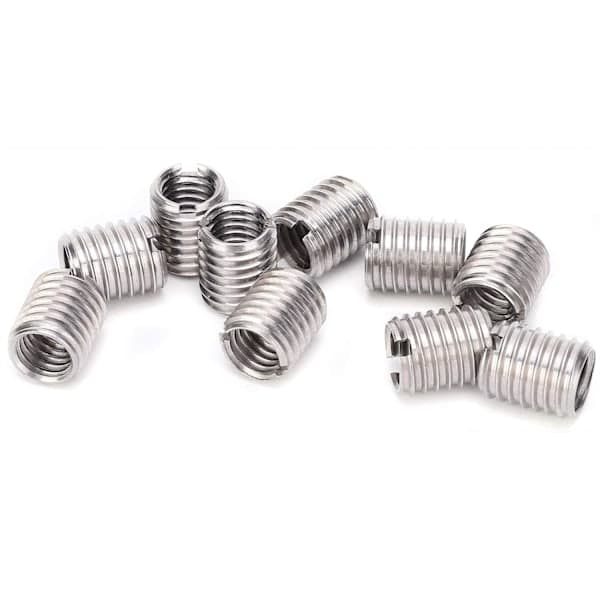 10 st Insatsmutter, Honmutter M8*1.25 Hanmutter M10*1.5 Längd 12mm Bottenhål 9.0mm Hylsa Socket Skruv Reduceringsomvandlingsverktyg