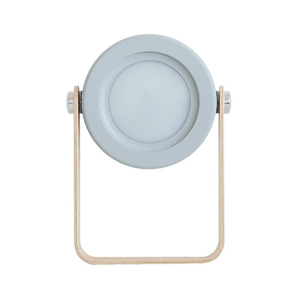 Trækkelig LED Berøringslampe Foldbar Teleskopisk Natlys Lanterne Bordlampe Grey