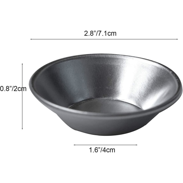 Skapa läckra minidesserter med 24-pack molds - runda bakverk för små pajtarteletter, muffins och mer - återanvändbar och lätt att använda