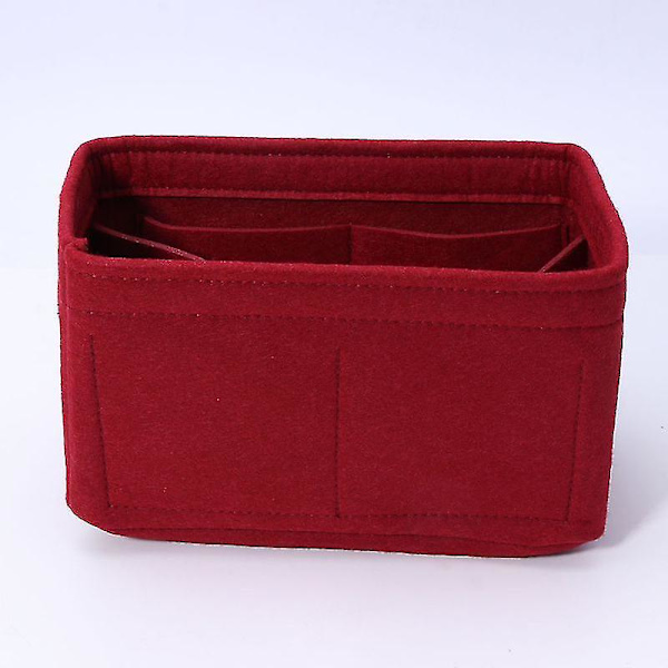 Filt Indsats Taske Makeup Håndtaske Organizer Rejse Indre Pung Bærbare Kosmetiktasker Opbevaring Tote