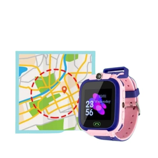 Deeepstone GPS-positionerings smartklocka för barn ROSA Kräver SIM-kort
