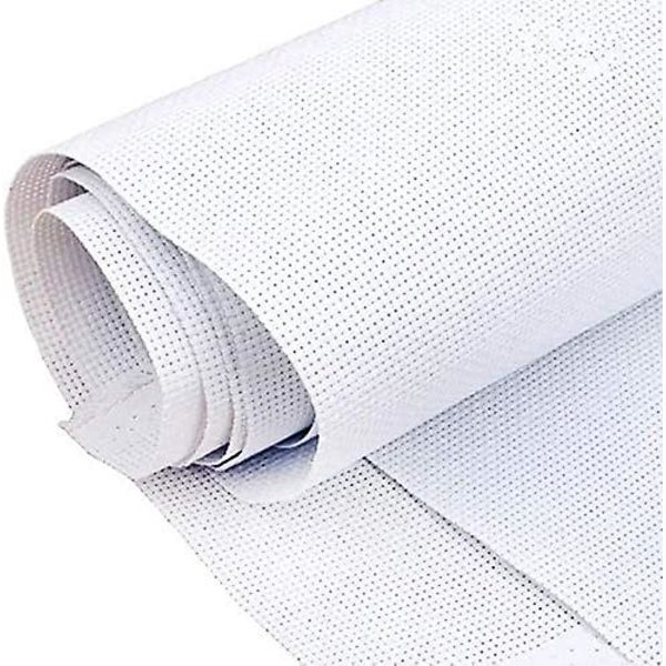 Aida-tyg 14 Count för Korsstygn, Vit, mångsidigt Broderityg 59 X 39