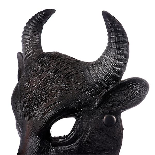 Tyr Masker Pu Sort Dyr Karneval Halloween Fest Maske Til Mænd Kvinder