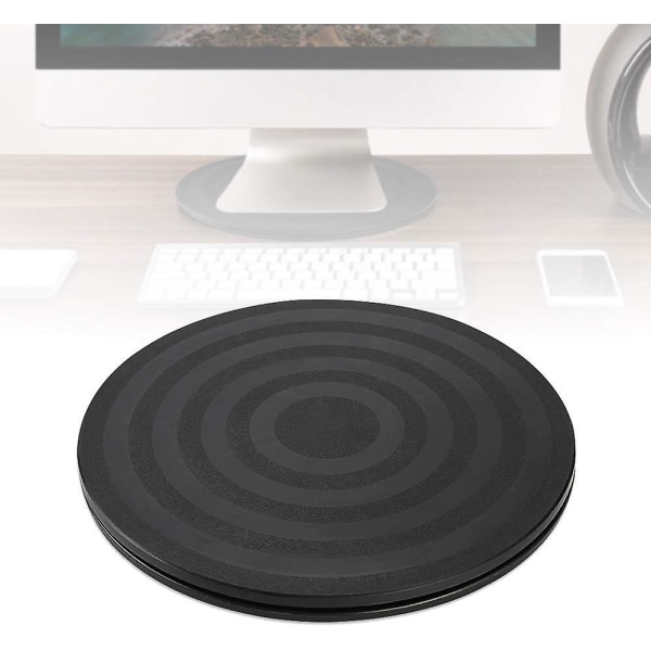 360 Graders Roterende Drejestativ Lazy Susan Med Stålkuglelejer Til Tv Computerskærm Laptop Højttaler (8 Tommer)
