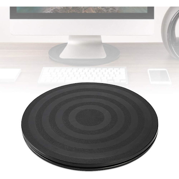 360° Roterande Vridstativ Lazy Susan med Stålkullager för TV Datorskärm Laptop Högtalare (8 tum)