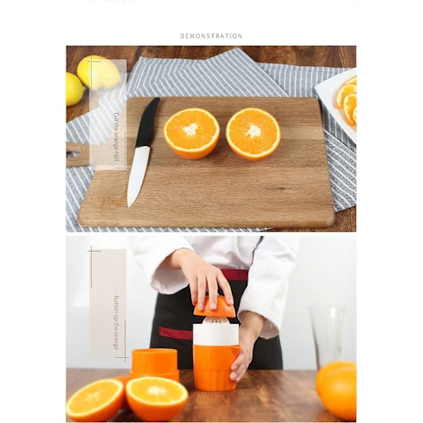Manuel Frugtpresser Citronpresser Frugtpresser Saftpresser Apparat Appelsinpresser