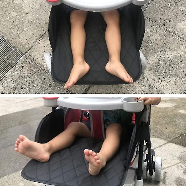 Barnvagnsfotstöd - Barnvagnsbenstödsförlängning - Justerbar 3 växlar för baby med fothållningstyp, förlängningstyp och antifalltyp