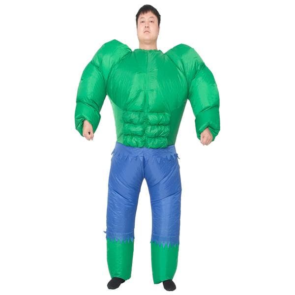 Oppblåsbar Hulk-drakt