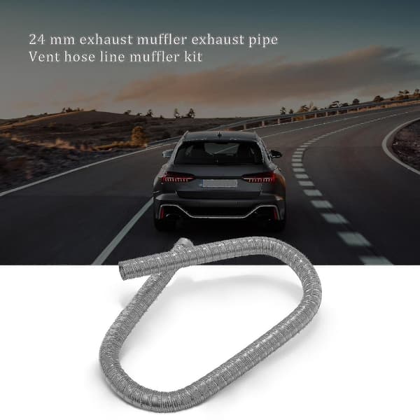 24mm Eksoslyddemper Eksosrør For Eberspaecher Gassventil Slange Rør Stillhetsett