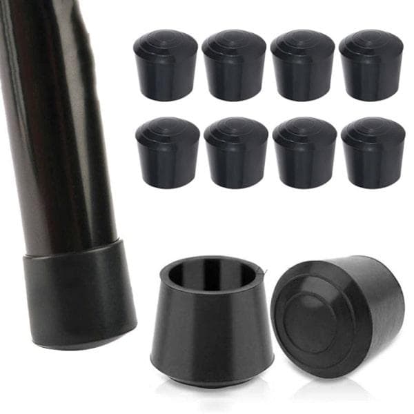 8 st Gummi Stolsbensskydd 18mm