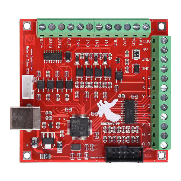 4 Axis Mach3 Stepper Motor Rörelsekontrollerkort Breakout Board USB-gränssnitt