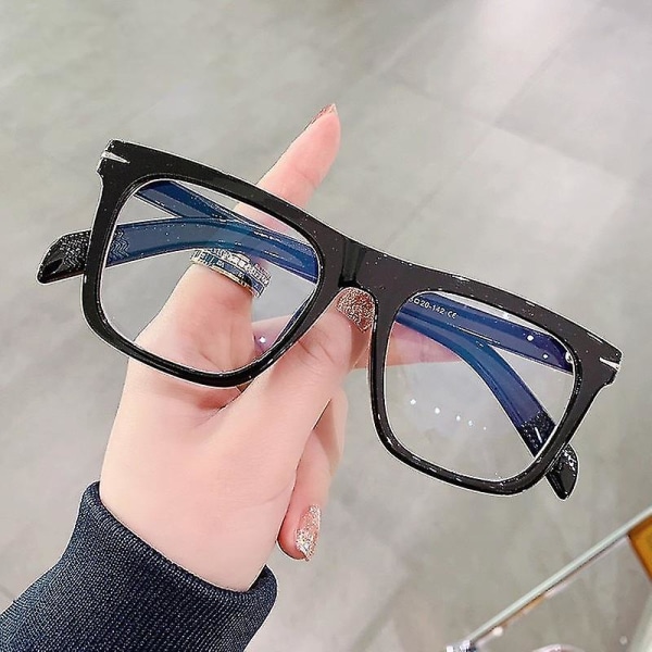 Firkantede mænd Anti Blue Rays briller 2022 Kvinder Blue Light Blocking Glasses Clear Computer Briller Ins Optiske Brillestel