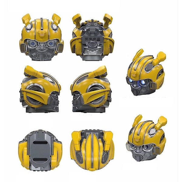 Bumblebee-kypärä Langaton LED-salamavalo Kannettava kaiutin